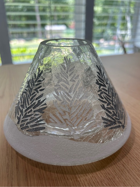 Yankee Candle Other - Yankee Candle Glass Topper fits large candle